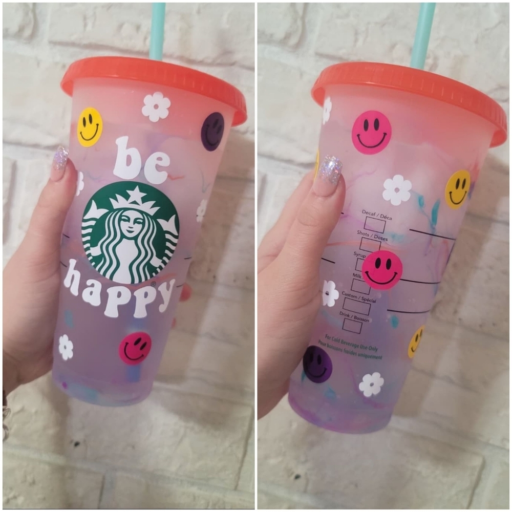 Color Changing Starbucks Tumbler